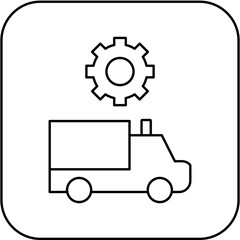 ambulance settings icon design