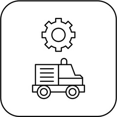 
ambulance settings icon design