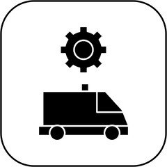 
ambulance settings icon design