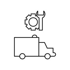 ambulance repair icon design