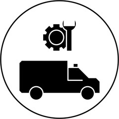 ambulance repair icon design