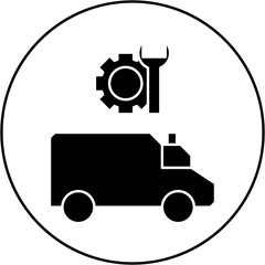 ambulance repair icon design