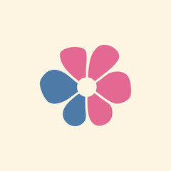 Unique flower logo design illustrating elegance and innovative flair in professional branding.