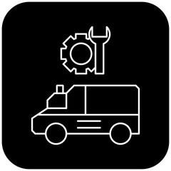 ambulance repair icon design
