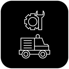 ambulance repair icon design