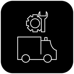 ambulance repair icon design