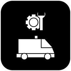 ambulance repair icon design