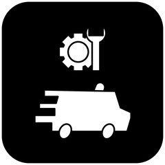 ambulance repair icon design