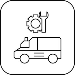 ambulance repair icon design