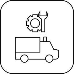 ambulance repair icon design