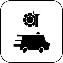 ambulance repair icon design