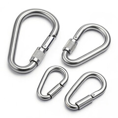Set of carabiners for gear attachment