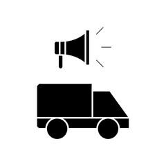 ambulance speaker icon design