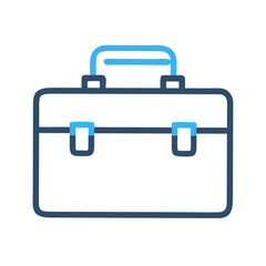 toolbox icon vector .white background
