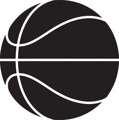 Fototapeta premium Bascetball banner with ball