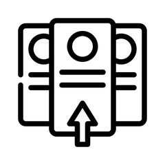 SaaS pricing line icon