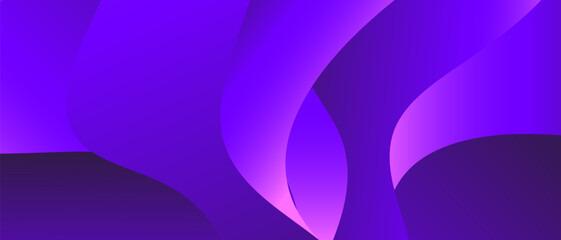 Modern abstract purple background with flowing curved shapes and smooth gradient lighting