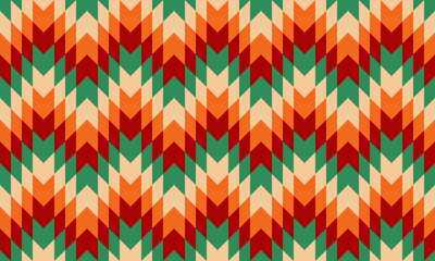 vector boho navajo tribal and native american seamless pattern  geometric ethnic southwestern decor style  geometric ornament aztec ornament pattern  for home decoration, textile and fashion