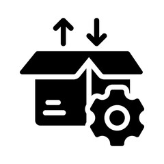 SaaS version glyph icon