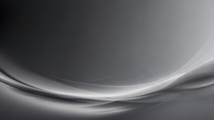 Abstract gray background with flowing, curved lines and subtle gradients