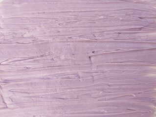 Close up of purple cream detergent texture background	