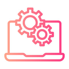 automated process gradient icon