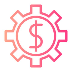 money gradient icon