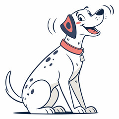 Sparky icon vector .white background