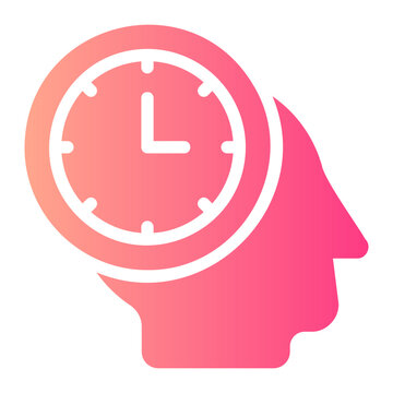 thinking gradient icon