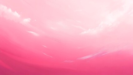 Dreamy pink sky with soft clouds, gradient from light to dark, ethereal atmosphere