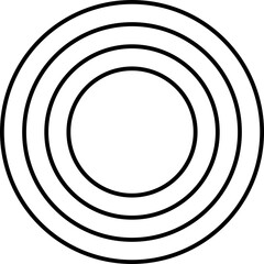 Dynamic lines and circles. Technology concept