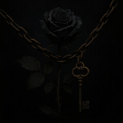 漆黒の薔薇と錆びた鎖と鍵 - 閉ざされた美