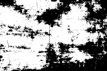 Grunge Distressed Black and White Texture with Scratches and Weathered Surface Effects