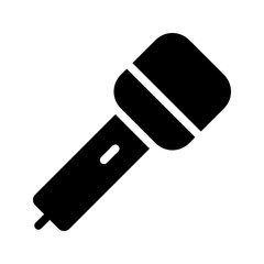 Dynamic mic glyph element for audio design, great for streaming or events.