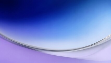 Gradient Blue and Purple Abstract Background with Silver Curved Line Detail