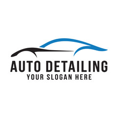 Car Logo Design Vector, Car Silhouette Logo Design