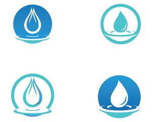 Water drop vector icon