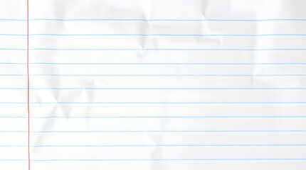 Crumbled Lined Paper Texture High-Resolution Background Image