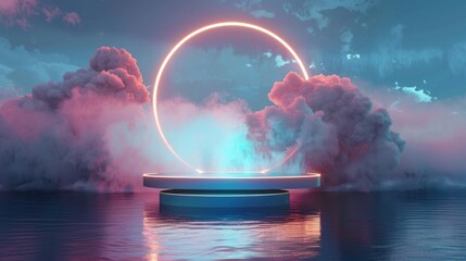 Neon Horizon Platform