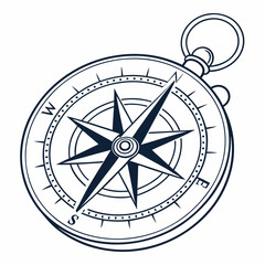 compass vector art new design
