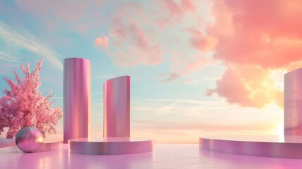 Dawn of the Pastel Metropolis