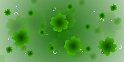 abstract green background with drops