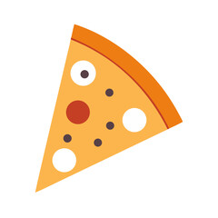 pizza slice icons, vector .white background