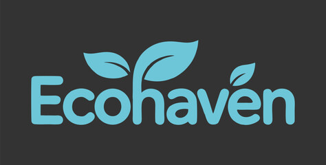 Eco Haven Leaf Logo