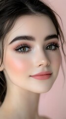Obraz premium Close-up portrait of a young woman (1)
