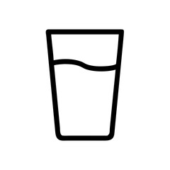 juice glass icons, vector .white background