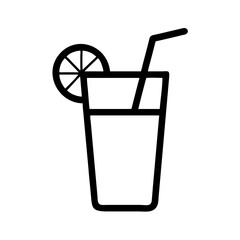 juice glass icons, vector .white background