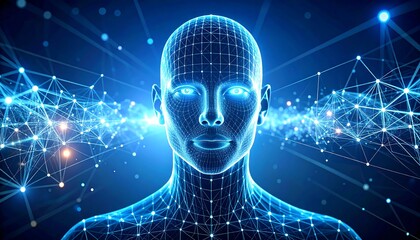 Digital Mind AI, Artificial Intelligence, Neural Network, Cybernetics, Futuristic Technology