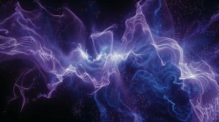 Fototapeta premium Abstract Nebula Cloud Mesh