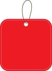 Tag Hanging Blank Label